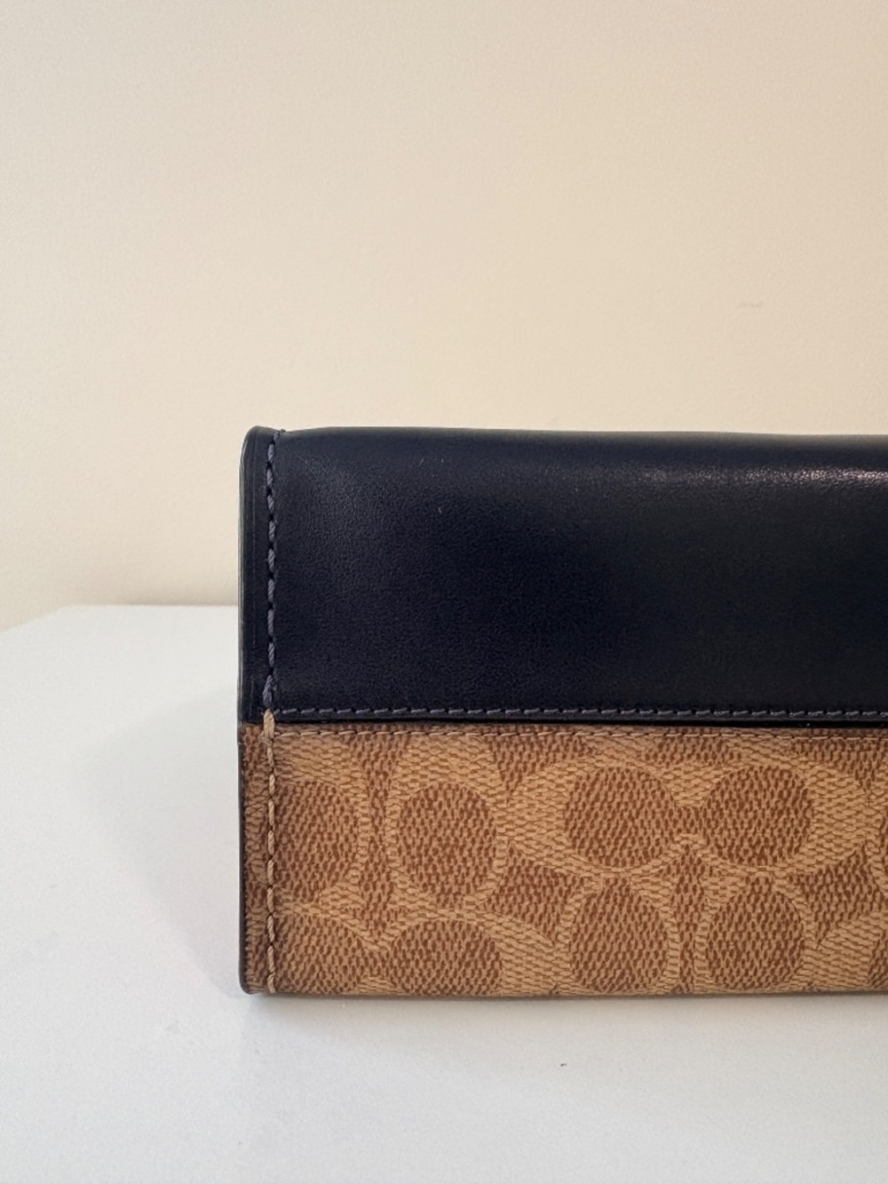 Coach Parker Shoulder Bag with Tea Rose Turnlock in Colorblock Signature Canvas - Picture 4 of 13